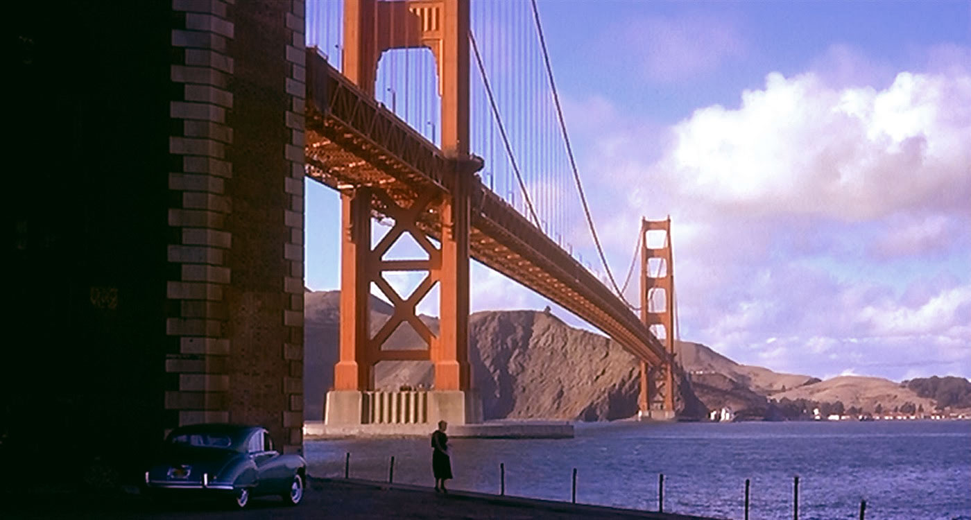 Alfredhitchcock Vertigo Goldengatebridge Supercinecolor