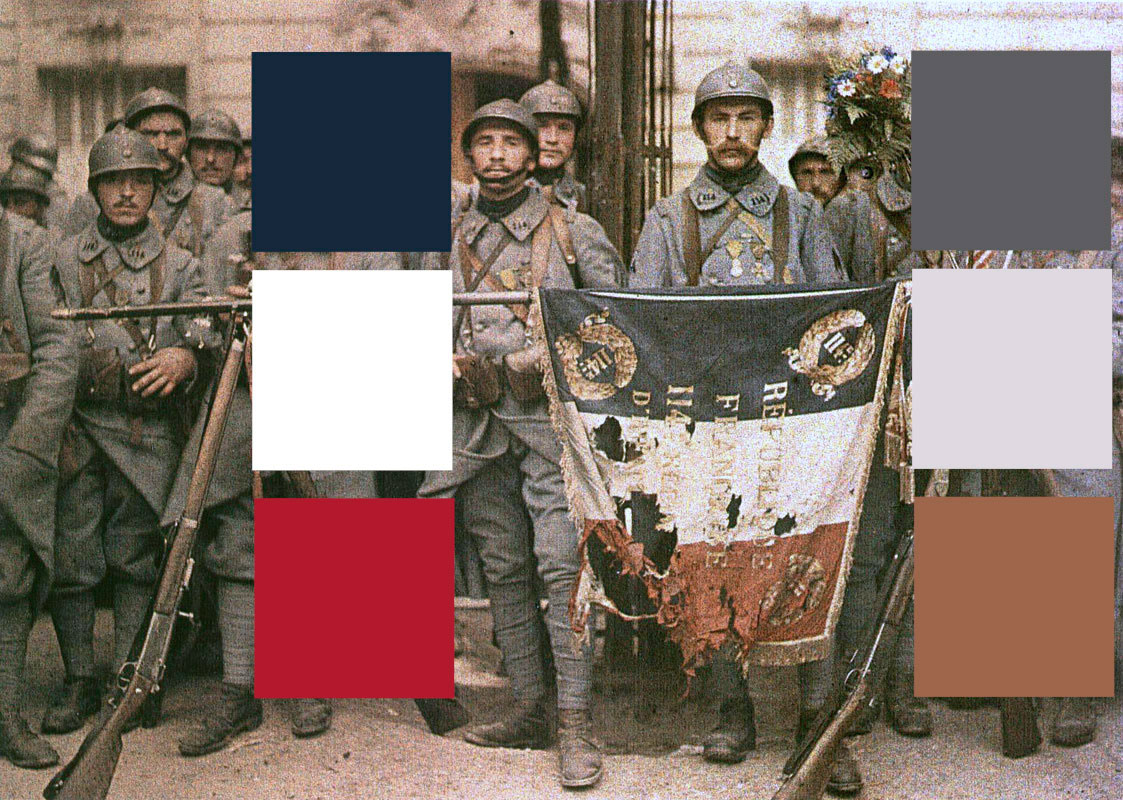 Samples El 114 De InfanteríA, En ParíS, El 14 De Julio De 1917, LeóN Gimpel