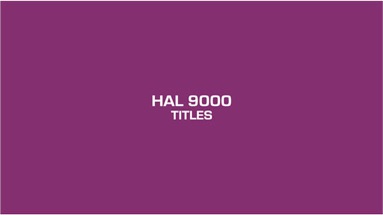 HAL 9000 titles
